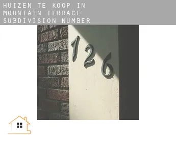 Huizen te koop in  Mountain Terrace Subdivision Number 1-4