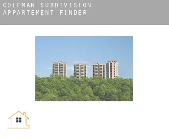 Coleman Subdivision  appartement finder