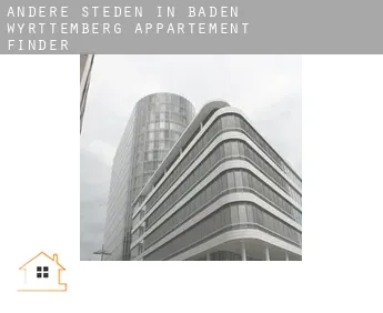 Andere steden in Baden-Württemberg  appartement finder