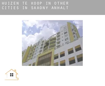 Huizen te koop in  Other cities in Saxony-Anhalt