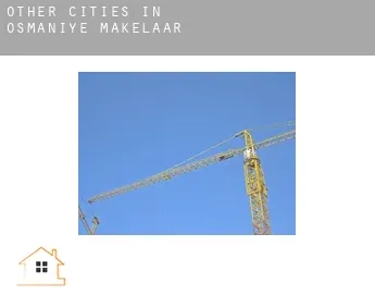 Other cities in Osmaniye  makelaar