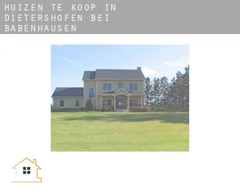 Huizen te koop in  Dietershofen bei Babenhausen