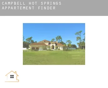 Campbell Hot Springs  appartement finder