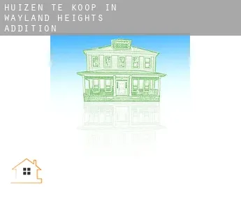 Huizen te koop in  Wayland Heights Addition