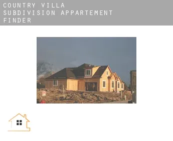 Country Villa Subdivision  appartement finder