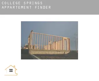 College Springs  appartement finder