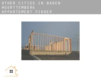 Other cities in Baden-Wuerttemberg  appartement finder