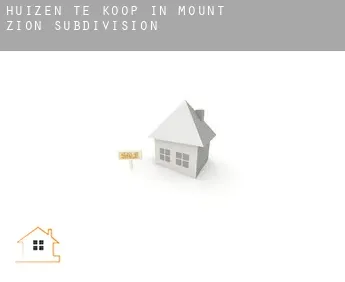 Huizen te koop in  Mount Zion Subdivision