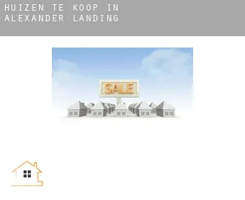 Huizen te koop in Alexander Landing