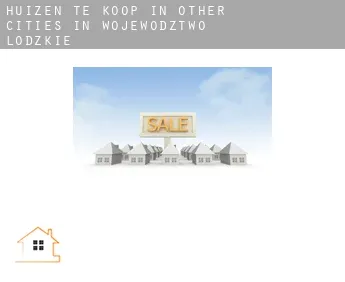 Huizen te koop in  Other cities in Wojewodztwo Lodzkie