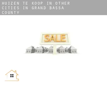 Huizen te koop in  Other cities in Grand Bassa County