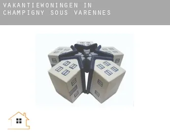 Vakantiewoningen in  Champigny-sous-Varennes