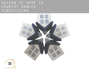 Huizen te koop in  Country Gables Subdivision