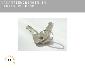 Vakantiewoningen in  Hinterfreundorf
