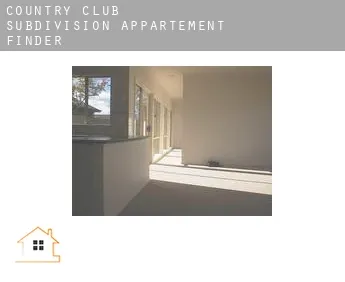 Country Club Subdivision  appartement finder