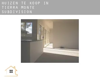 Huizen te koop in  Tierra Monte Subdivision