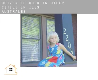 Huizen te huur in  Other cities in Iles Australes