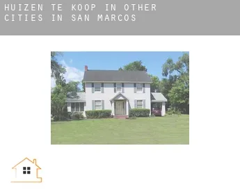 Huizen te koop in  Other cities in San Marcos