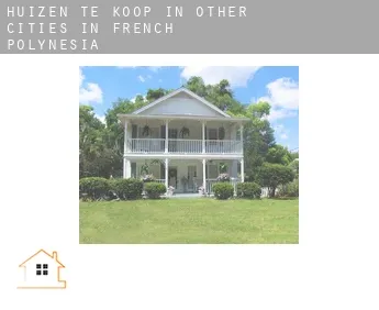 Huizen te koop in Other cities in French Polynesia