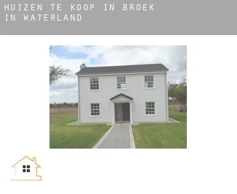 Huizen te koop in  Broek in Waterland