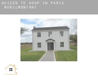 Huizen te koop in  Paris 20 Ménilmontant
