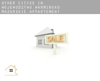 Other cities in Wojewodztwo Warminsko-Mazurskie  appartement finder