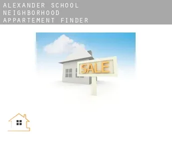 Alexander School Neighborhood  appartement finder