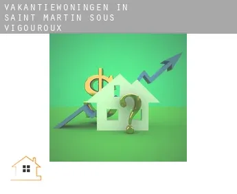 Vakantiewoningen in  Saint-Martin-sous-Vigouroux