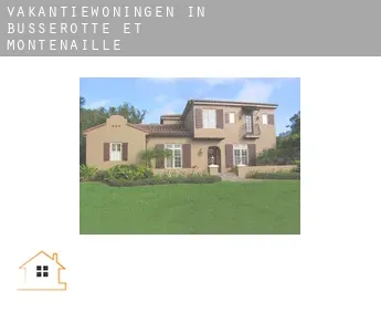 Vakantiewoningen in  Busserotte-et-Montenaille