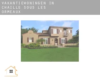 Vakantiewoningen in  Chaillé-sous-les-Ormeaux