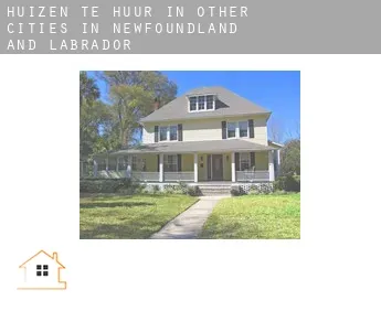 Huizen te huur in  Other cities in Newfoundland and Labrador