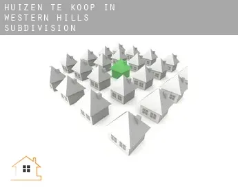 Huizen te koop in  Western Hills Subdivision