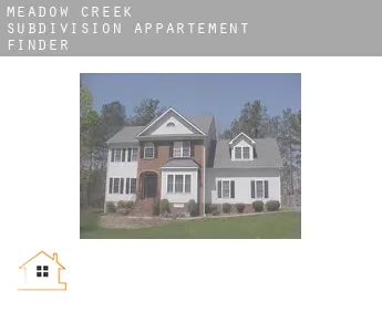 Meadow Creek Subdivision appartement finder