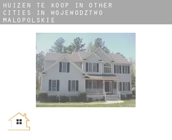 Huizen te koop in  Other cities in Wojewodztwo Malopolskie