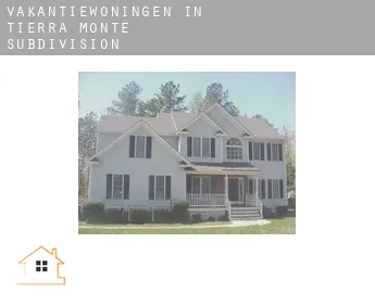 Vakantiewoningen in  Tierra Monte Subdivision