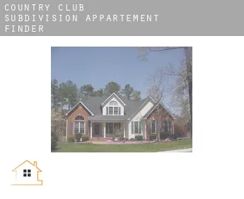 Country Club Subdivision  appartement finder