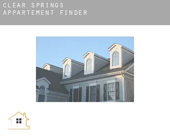 Clear Springs  appartement finder